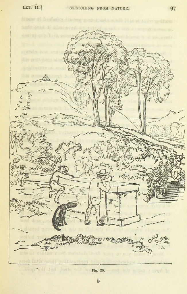 An illustration from Works. Popular edition.] 2 series, 1886, leaf 103