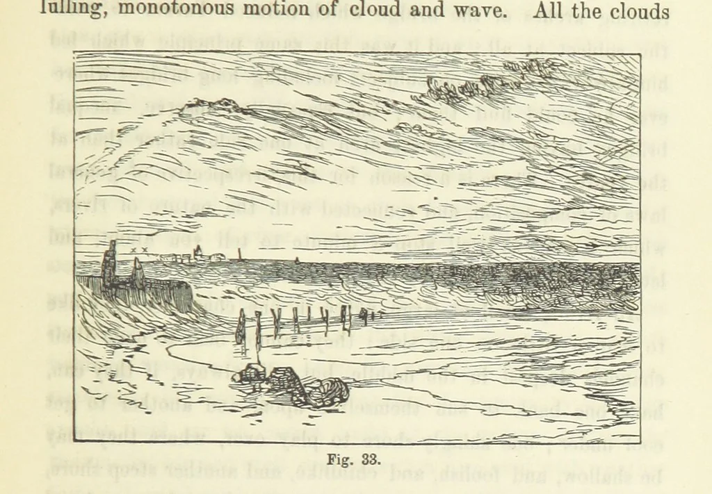 An illustration from Works. Popular edition.] 2 series, 1886, leaf 183