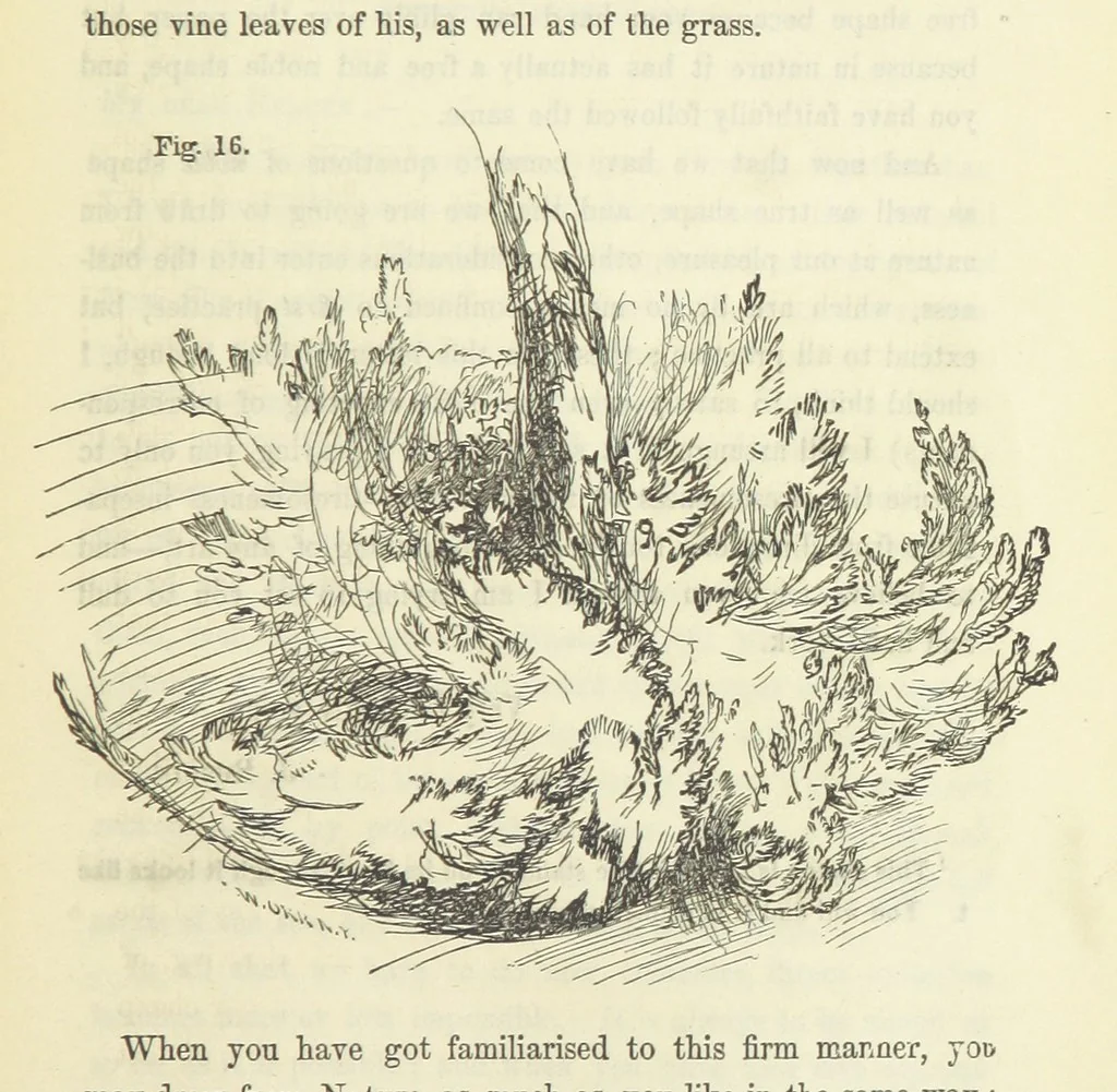 An illustration from Works. Popular edition.] 2 series, 1886, leaf 95