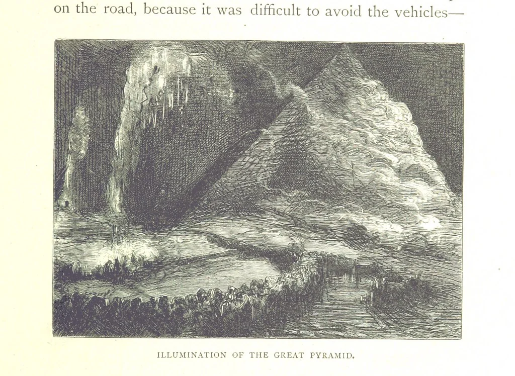 An illustration from The Prince of Wales' Tour: a diary in India; with some account of the visits ... to the Courts of Greece, Egypt, Spain, and Portugal ... With illustrations by S. P. Hall, 1877, leaf 123