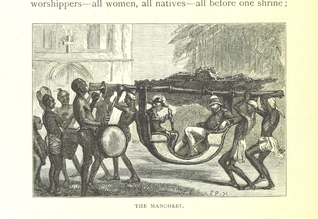 An illustration from The Prince of Wales' Tour: a diary in India; with some account of the visits ... to the Courts of Greece, Egypt, Spain, and Portugal ... With illustrations by S. P. Hall, 1877, leaf 300