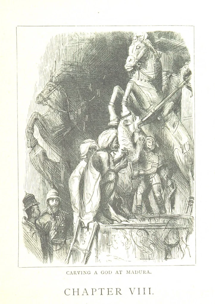 An illustration from The Prince of Wales' Tour: a diary in India; with some account of the visits ... to the Courts of Greece, Egypt, Spain, and Portugal ... With illustrations by S. P. Hall, 1877, leaf 365