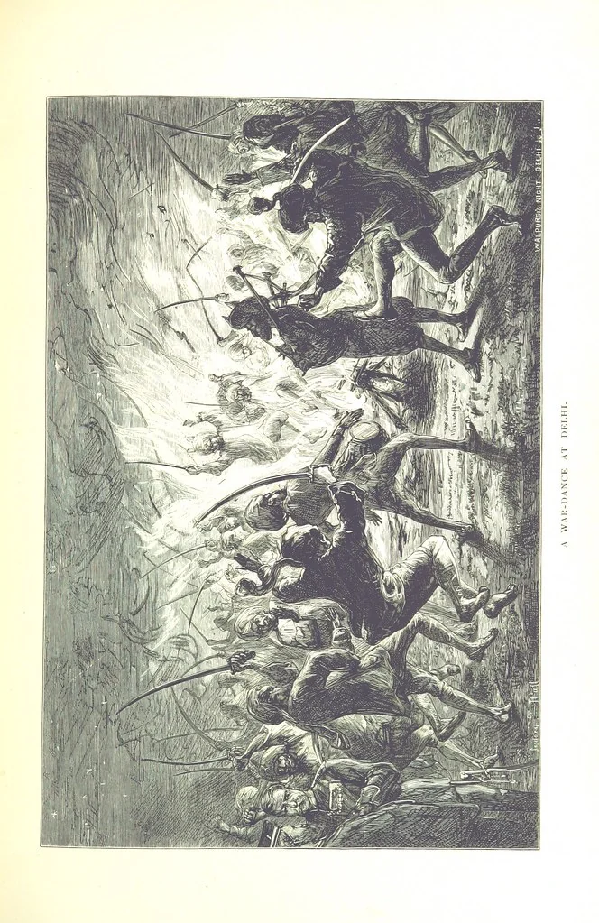 An illustration from The Prince of Wales' Tour: a diary in India; with some account of the visits ... to the Courts of Greece, Egypt, Spain, and Portugal ... With illustrations by S. P. Hall, 1877, leaf 509