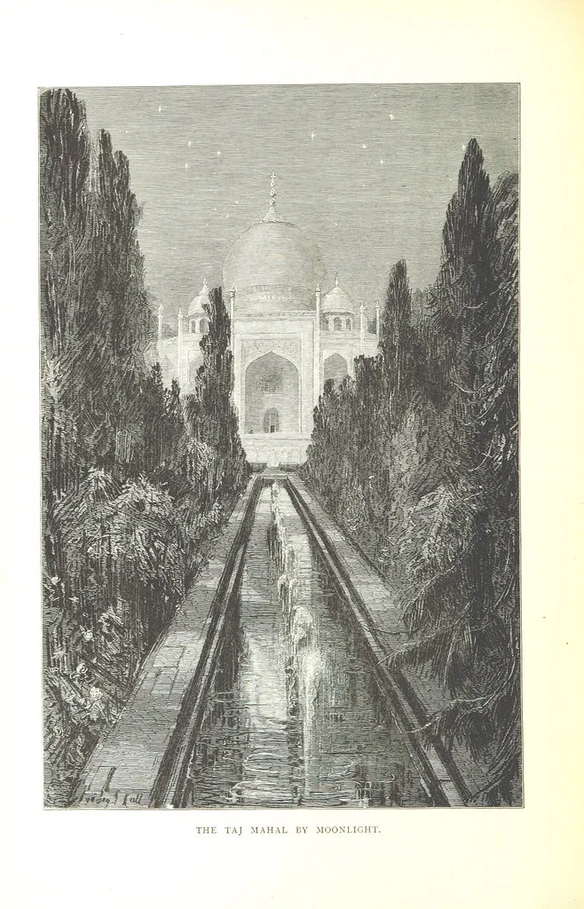 An illustration from The Prince of Wales' Tour: a diary in India; with some account of the visits ... to the Courts of Greece, Egypt, Spain, and Portugal ... With illustrations by S. P. Hall, 1877, leaf 536