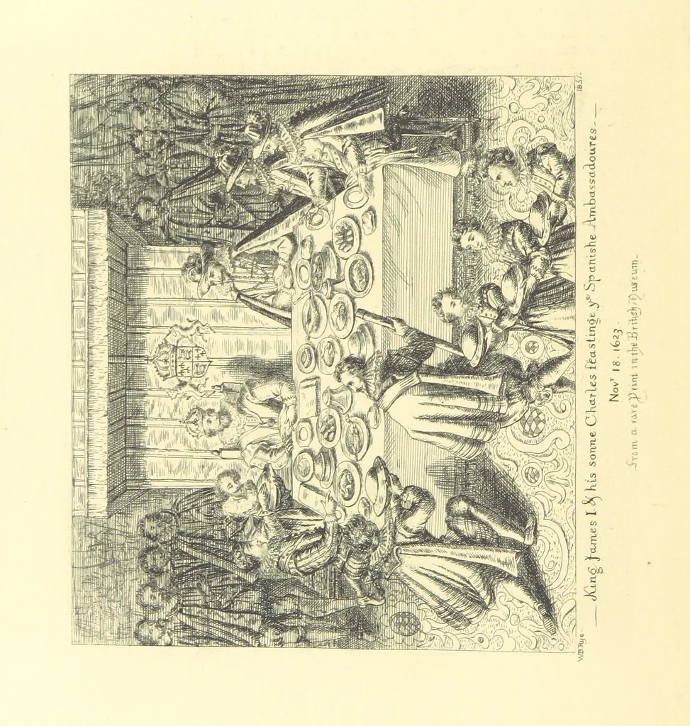 An illustration from England as seen by Foreigners in the days of Elizabeth and James the First. Comprising translations of the journals of the two Dukes of Wirtemberg in 1592 and 1610; both illustrative of Shakespeare. With extracts from the travels of foreign Princes and others, copious notes, an introduction, and etchings, 1865, leaf 264