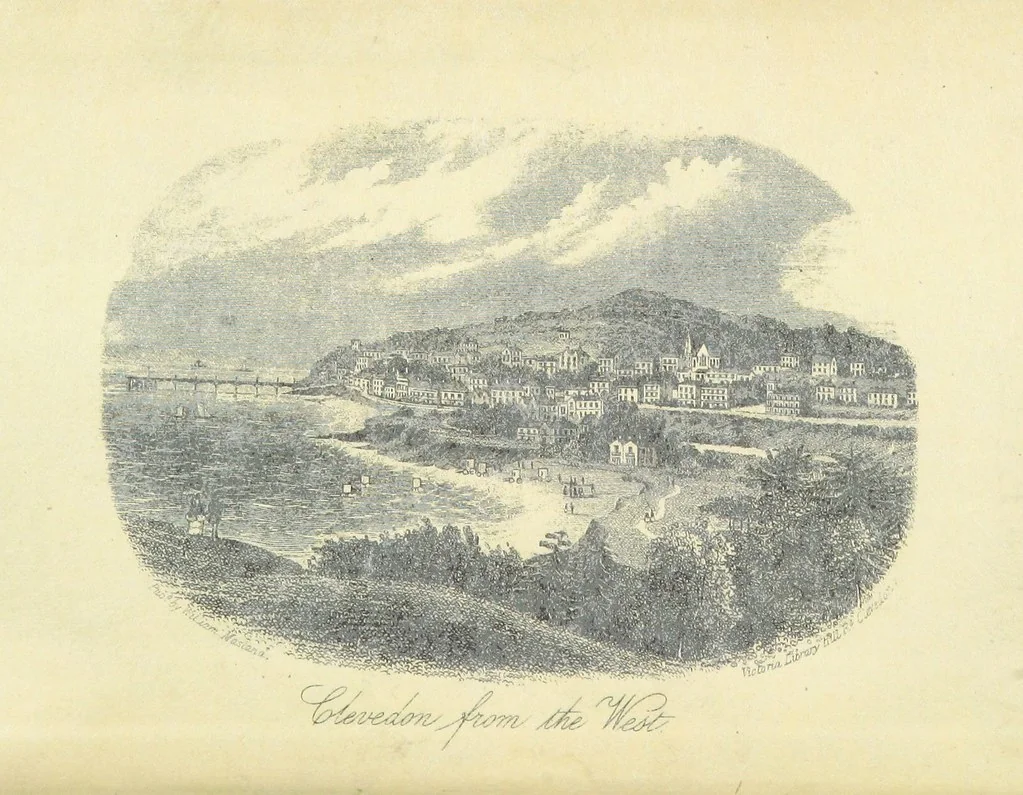 An illustration from The Complete Guide to Clevedon and its vicinity ... with notes on the natural history of the neighbourhood. By R. S. S. Illustrated, 1879, leaf 10