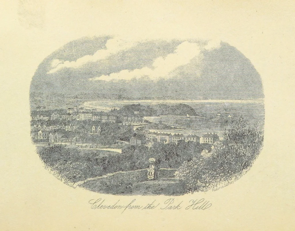 An illustration from The Complete Guide to Clevedon and its vicinity ... with notes on the natural history of the neighbourhood. By R. S. S. Illustrated, 1879, leaf 160