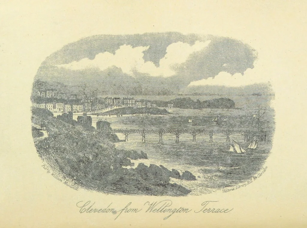 An illustration from The Complete Guide to Clevedon and its vicinity ... with notes on the natural history of the neighbourhood. By R. S. S. Illustrated, 1879, leaf 42