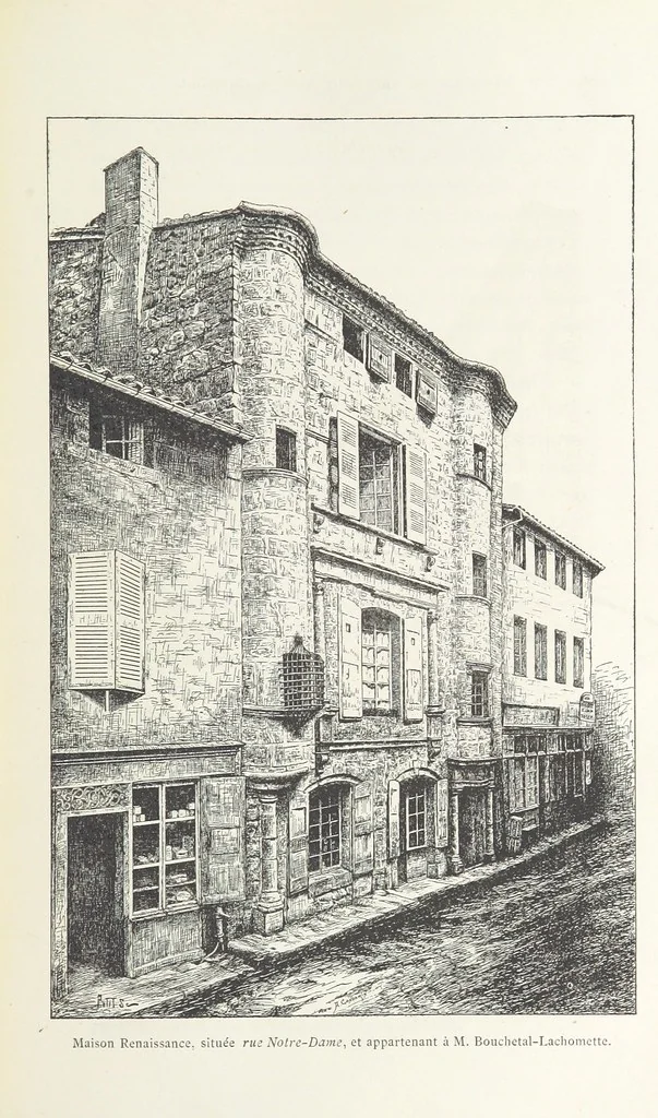 An illustration from Histoire de Saint-Bonnet-le-Chateau ... Ouvrage publié en collaboration par deux prêtres du diocèse de Lyon [James Condamin and François Langlois, 1885, leaf 115