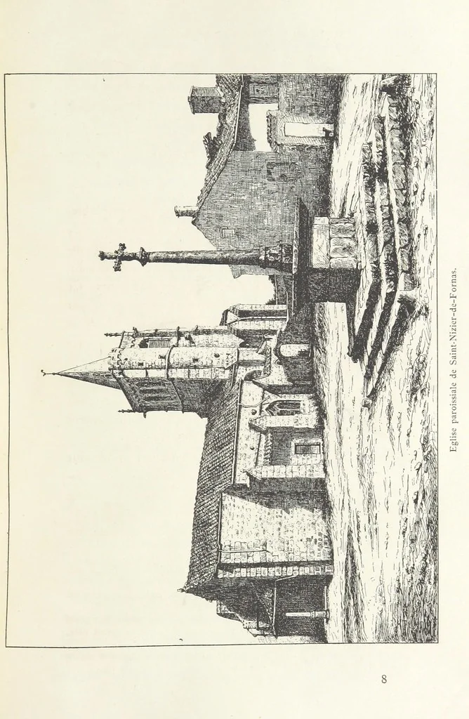 An illustration from Histoire de Saint-Bonnet-le-Chateau ... Ouvrage publié en collaboration par deux prêtres du diocèse de Lyon [James Condamin and François Langlois, 1885, leaf 161