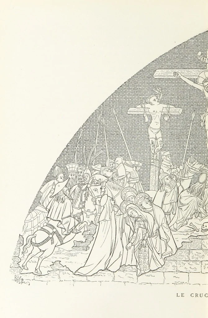 An illustration from Histoire de Saint-Bonnet-le-Chateau ... Ouvrage publié en collaboration par deux prêtres du diocèse de Lyon [James Condamin and François Langlois, 1885, leaf 448