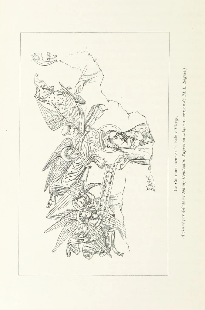 An illustration from Histoire de Saint-Bonnet-le-Chateau ... Ouvrage publié en collaboration par deux prêtres du diocèse de Lyon [James Condamin and François Langlois, 1885, leaf 458