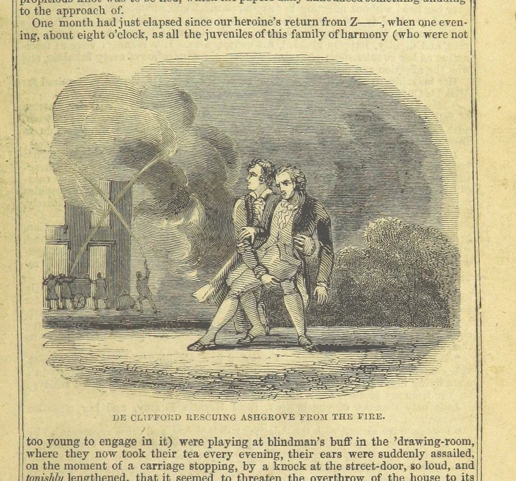 An illustration from Santo Sebatiano, or the Heiress of Montalvan. A romance of the eighteenth century. [By Catherine Cutbertson. With illustrations, 1847, leaf 103