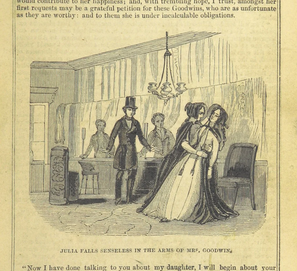 An illustration from Santo Sebatiano, or the Heiress of Montalvan. A romance of the eighteenth century. [By Catherine Cutbertson. With illustrations, 1847, leaf 111