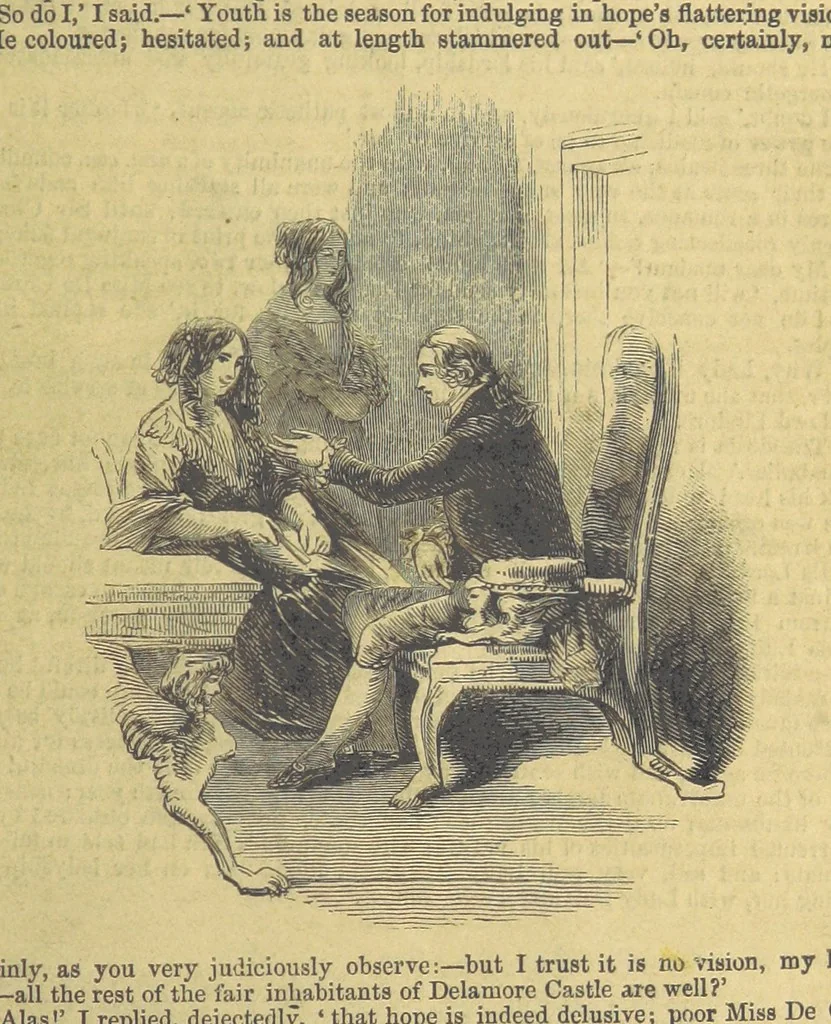 An illustration from Santo Sebatiano, or the Heiress of Montalvan. A romance of the eighteenth century. [By Catherine Cutbertson. With illustrations, 1847, leaf 183