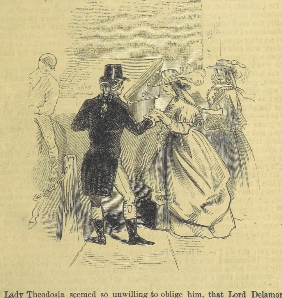 An illustration from Santo Sebatiano, or the Heiress of Montalvan. A romance of the eighteenth century. [By Catherine Cutbertson. With illustrations, 1847, leaf 191