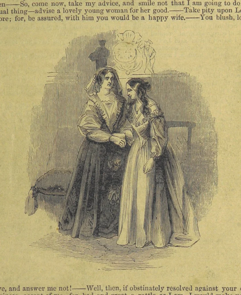 An illustration from Santo Sebatiano, or the Heiress of Montalvan. A romance of the eighteenth century. [By Catherine Cutbertson. With illustrations, 1847, leaf 199