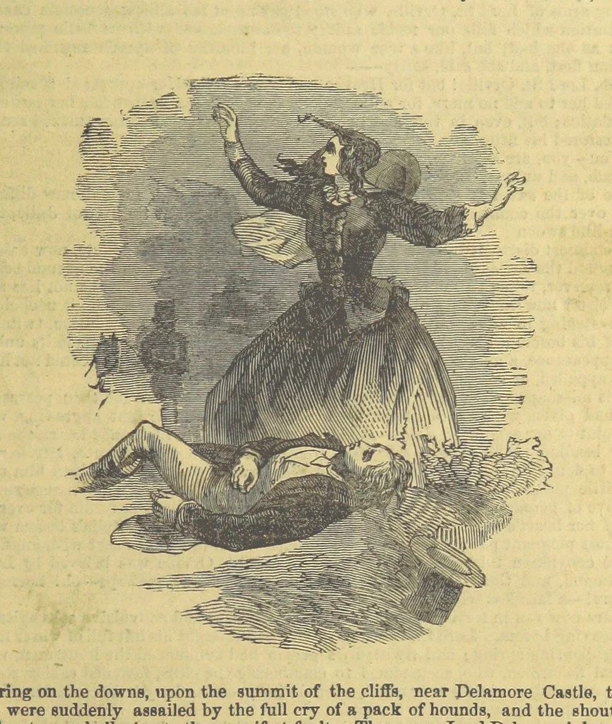 An illustration from Santo Sebatiano, or the Heiress of Montalvan. A romance of the eighteenth century. [By Catherine Cutbertson. With illustrations, 1847, leaf 263