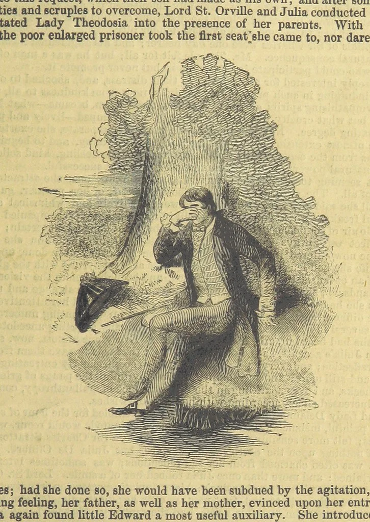 An illustration from Santo Sebatiano, or the Heiress of Montalvan. A romance of the eighteenth century. [By Catherine Cutbertson. With illustrations, 1847, leaf 287