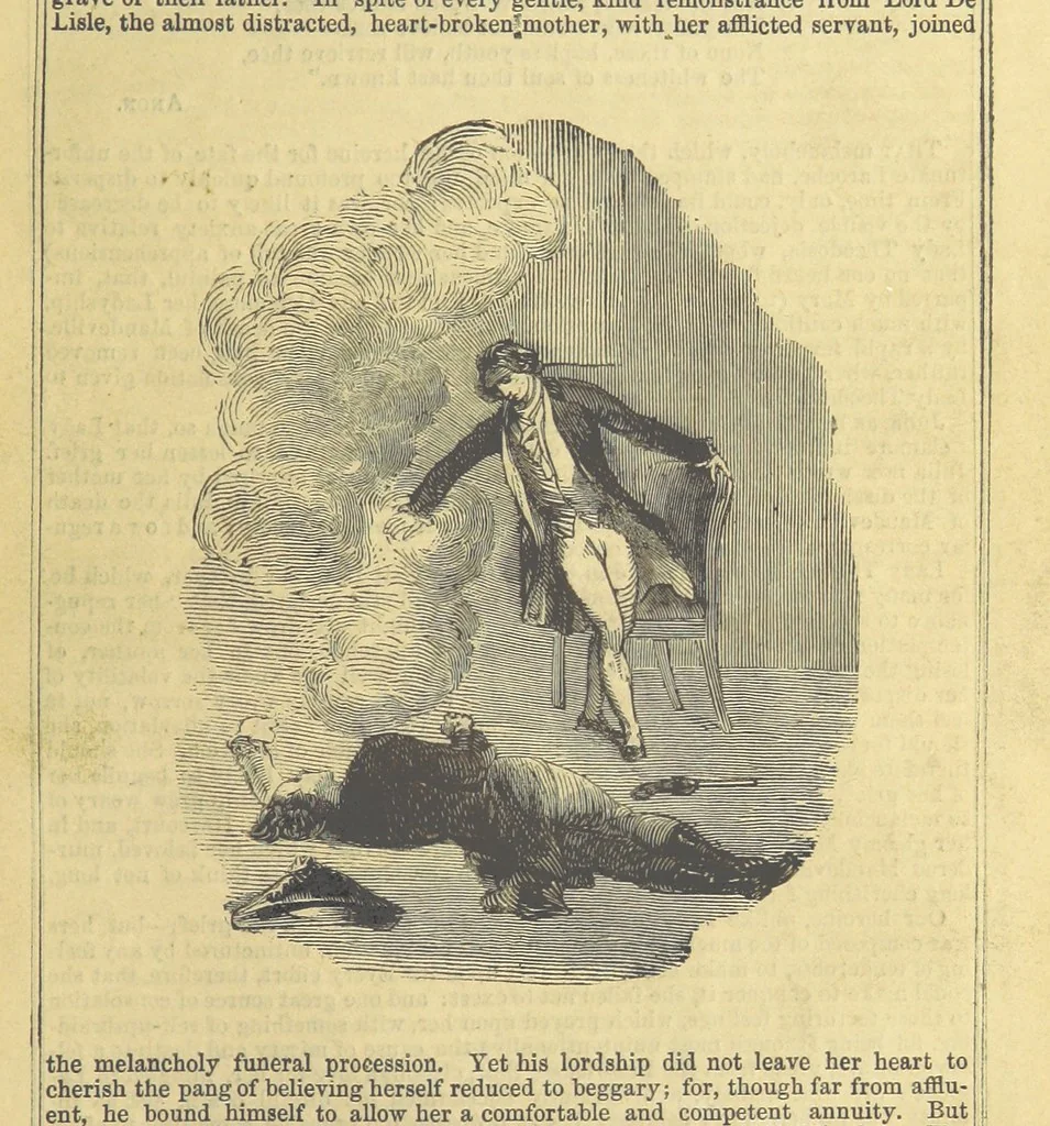 An illustration from Santo Sebatiano, or the Heiress of Montalvan. A romance of the eighteenth century. [By Catherine Cutbertson. With illustrations, 1847, leaf 311