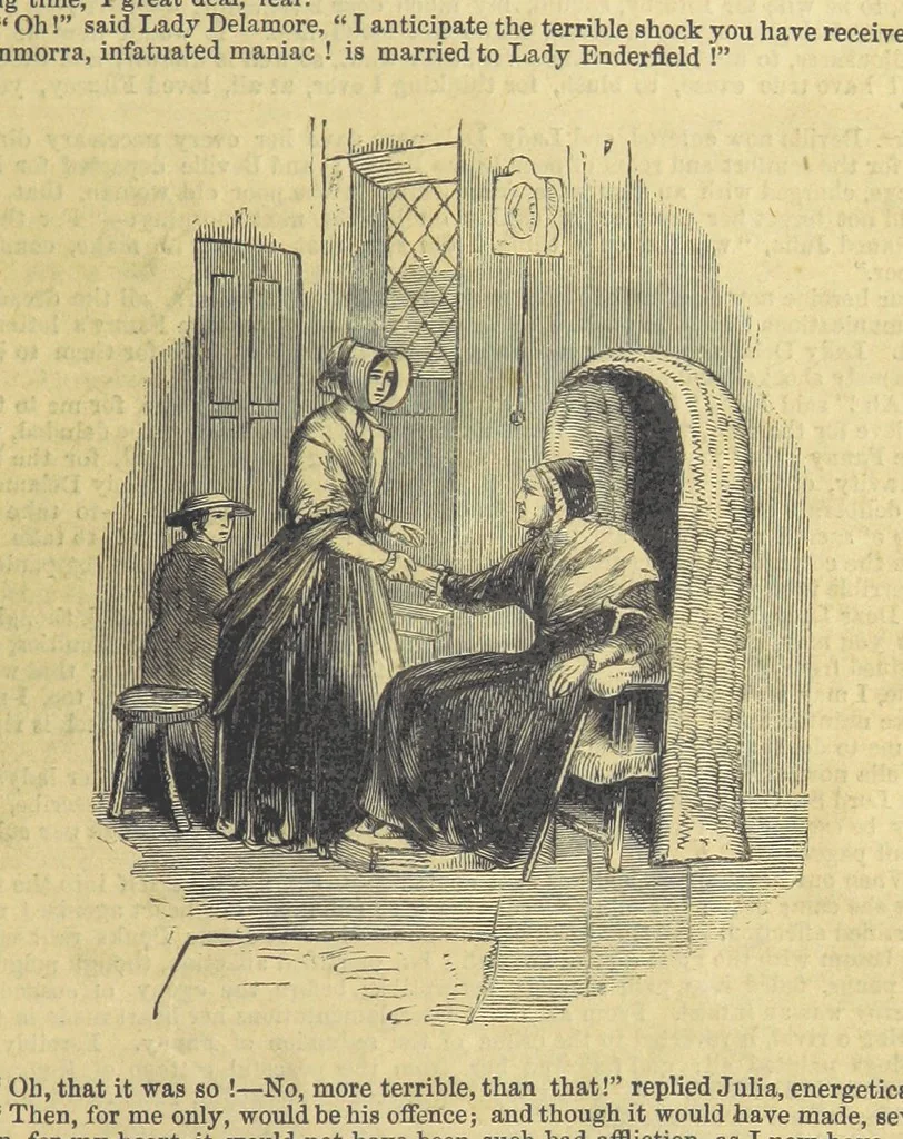 An illustration from Santo Sebatiano, or the Heiress of Montalvan. A romance of the eighteenth century. [By Catherine Cutbertson. With illustrations, 1847, leaf 319