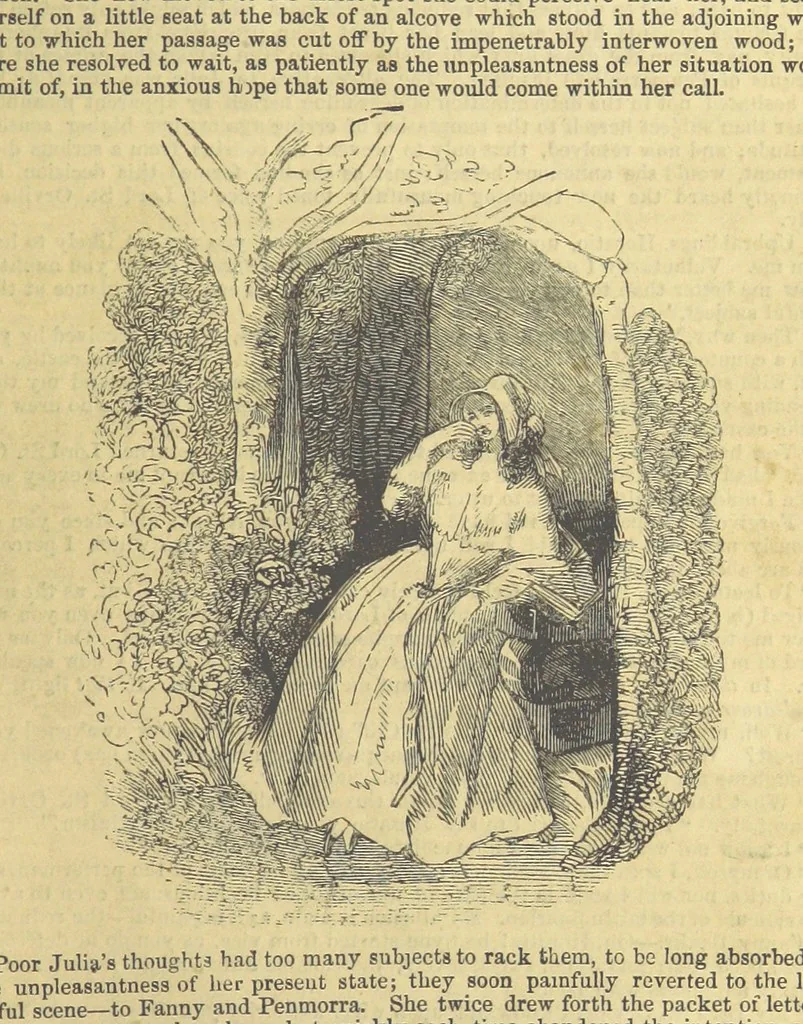 An illustration from Santo Sebatiano, or the Heiress of Montalvan. A romance of the eighteenth century. [By Catherine Cutbertson. With illustrations, 1847, leaf 327