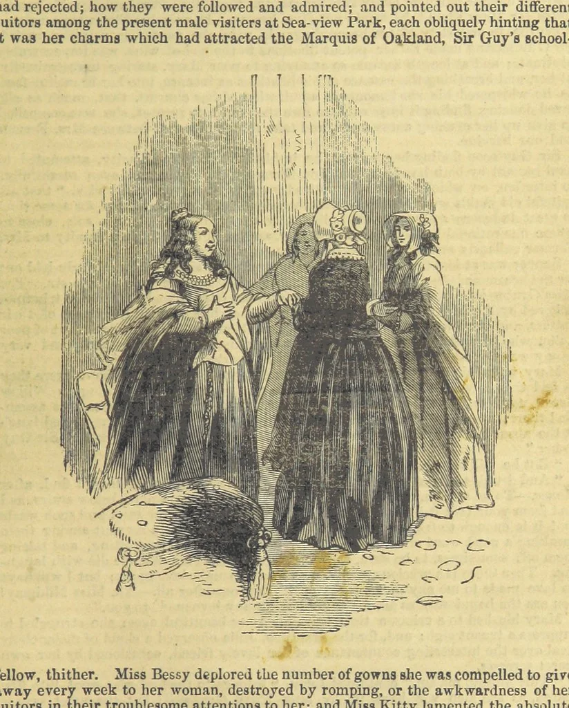 An illustration from Santo Sebatiano, or the Heiress of Montalvan. A romance of the eighteenth century. [By Catherine Cutbertson. With illustrations, 1847, leaf 343