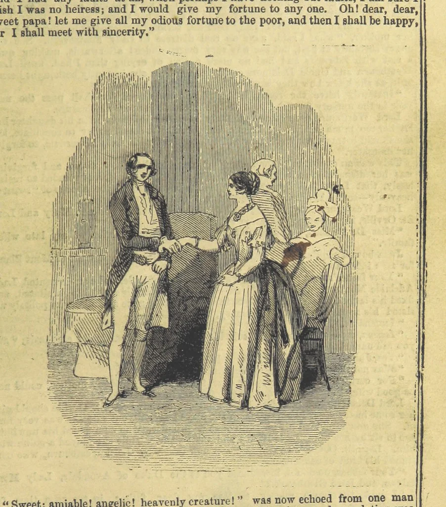 An illustration from Santo Sebatiano, or the Heiress of Montalvan. A romance of the eighteenth century. [By Catherine Cutbertson. With illustrations, 1847, leaf 359