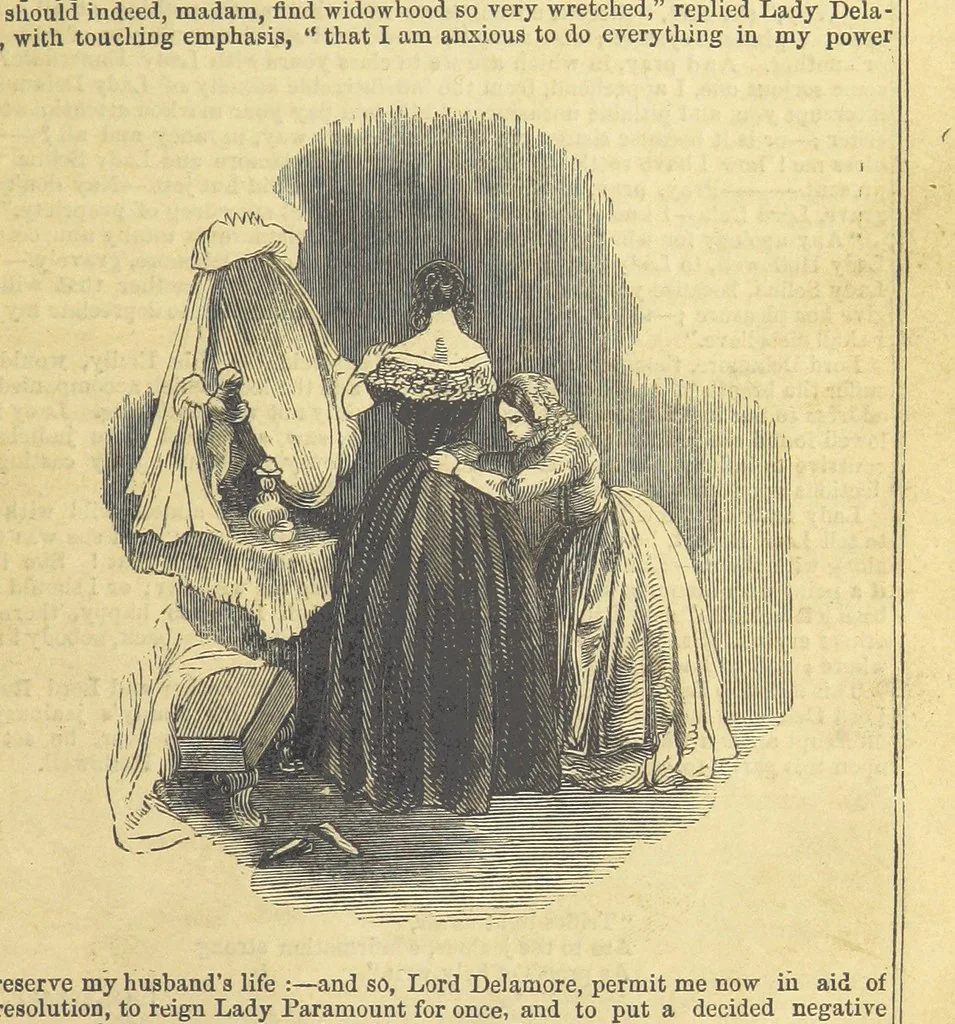 An illustration from Santo Sebatiano, or the Heiress of Montalvan. A romance of the eighteenth century. [By Catherine Cutbertson. With illustrations, 1847, leaf 383