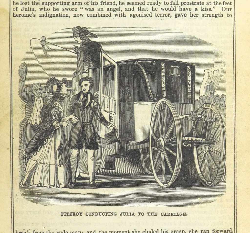 An illustration from Santo Sebatiano, or the Heiress of Montalvan. A romance of the eighteenth century. [By Catherine Cutbertson. With illustrations, 1847, leaf 39