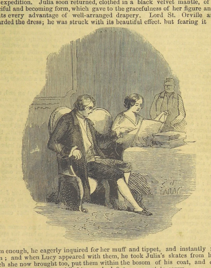 An illustration from Santo Sebatiano, or the Heiress of Montalvan. A romance of the eighteenth century. [By Catherine Cutbertson. With illustrations, 1847, leaf 415