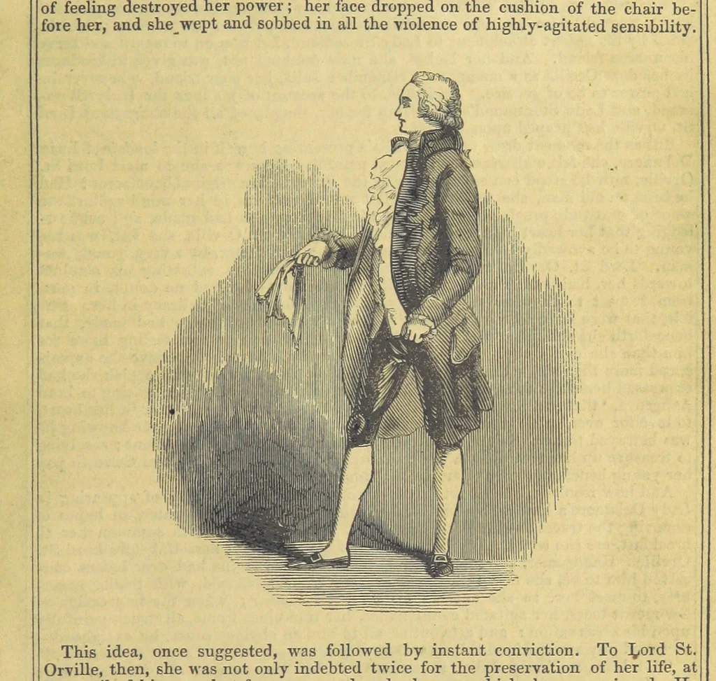An illustration from Santo Sebatiano, or the Heiress of Montalvan. A romance of the eighteenth century. [By Catherine Cutbertson. With illustrations, 1847, leaf 423