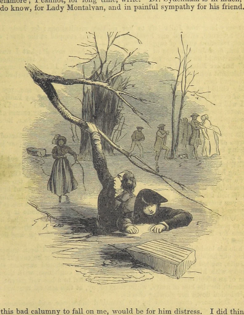 An illustration from Santo Sebatiano, or the Heiress of Montalvan. A romance of the eighteenth century. [By Catherine Cutbertson. With illustrations, 1847, leaf 439