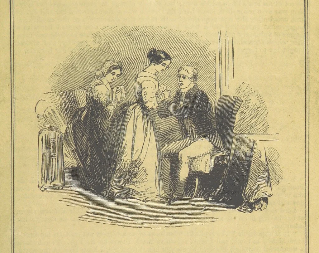 An illustration from Santo Sebatiano, or the Heiress of Montalvan. A romance of the eighteenth century. [By Catherine Cutbertson. With illustrations, 1847, leaf 447