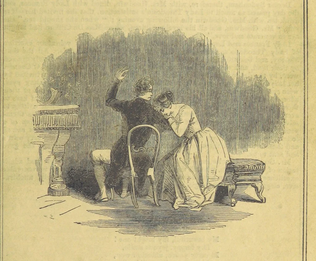 An illustration from Santo Sebatiano, or the Heiress of Montalvan. A romance of the eighteenth century. [By Catherine Cutbertson. With illustrations, 1847, leaf 455