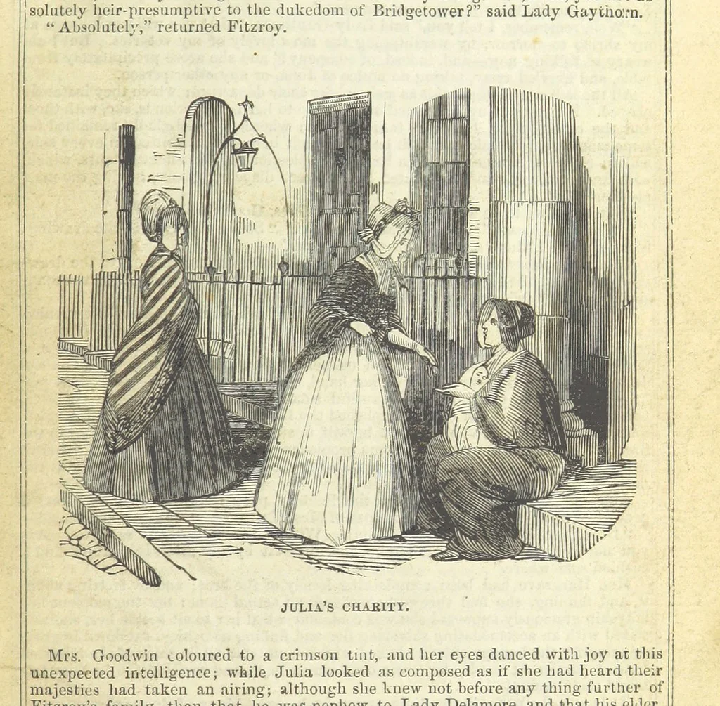 An illustration from Santo Sebatiano, or the Heiress of Montalvan. A romance of the eighteenth century. [By Catherine Cutbertson. With illustrations, 1847, leaf 47