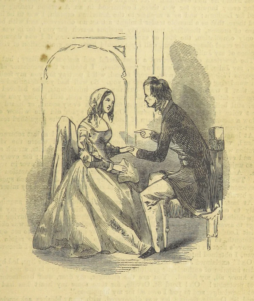 An illustration from Santo Sebatiano, or the Heiress of Montalvan. A romance of the eighteenth century. [By Catherine Cutbertson. With illustrations, 1847, leaf 479