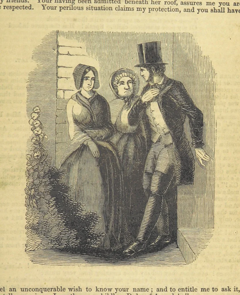 An illustration from Santo Sebatiano, or the Heiress of Montalvan. A romance of the eighteenth century. [By Catherine Cutbertson. With illustrations, 1847, leaf 495