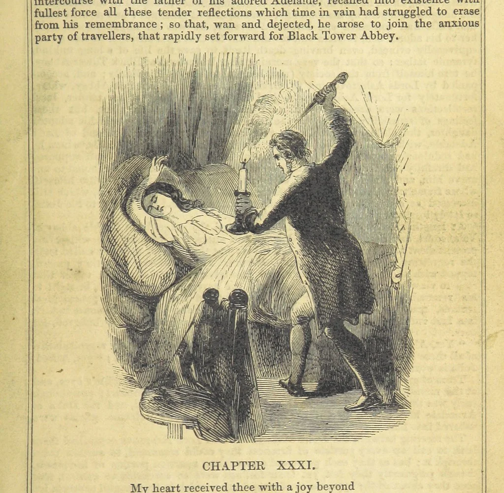 An illustration from Santo Sebatiano, or the Heiress of Montalvan. A romance of the eighteenth century. [By Catherine Cutbertson. With illustrations, 1847, leaf 519