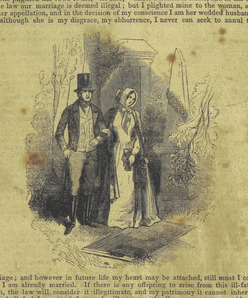 An illustration from Santo Sebatiano, or the Heiress of Montalvan. A romance of the eighteenth century. [By Catherine Cutbertson. With illustrations, 1847, leaf 543