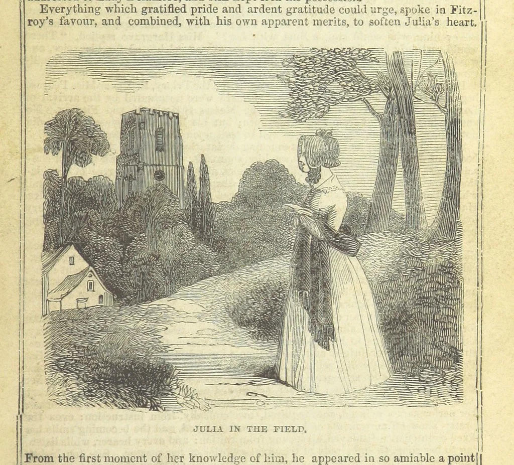 An illustration from Santo Sebatiano, or the Heiress of Montalvan. A romance of the eighteenth century. [By Catherine Cutbertson. With illustrations, 1847, leaf 71