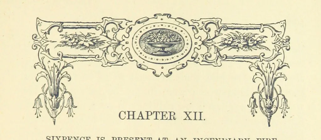 An illustration from The Poor Clerk and his Crooked Sixpence, 1874, leaf 105