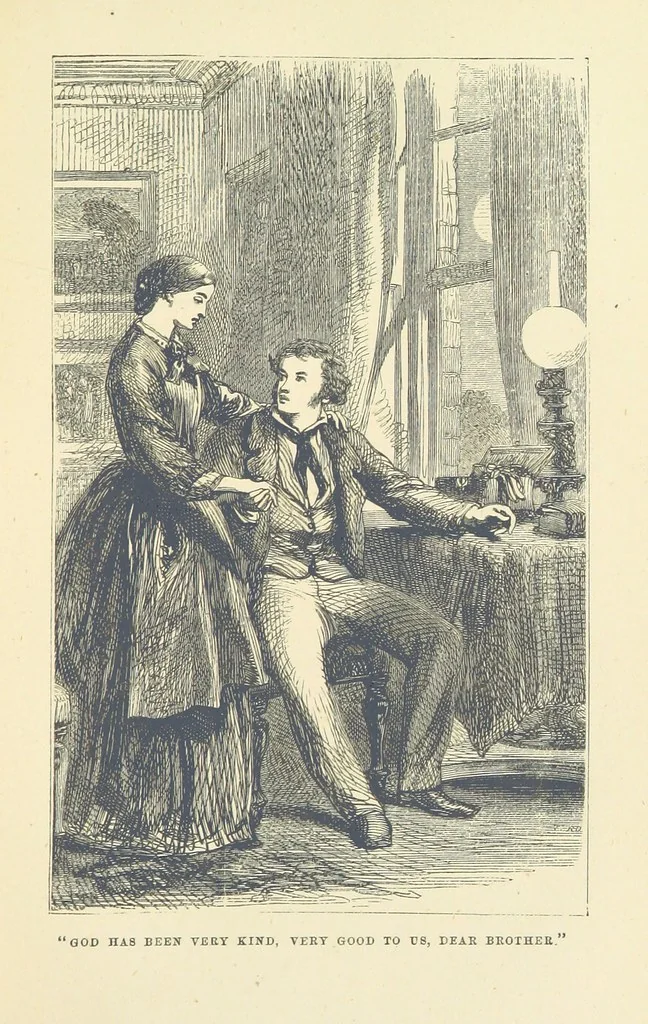 An illustration from The Poor Clerk and his Crooked Sixpence, 1874, leaf 143