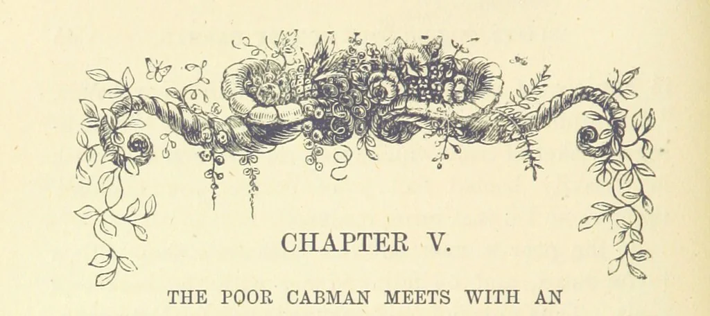 An illustration from The Poor Clerk and his Crooked Sixpence, 1874, leaf 50