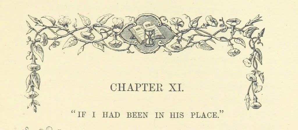 An illustration from The Poor Clerk and his Crooked Sixpence, 1874, leaf 95