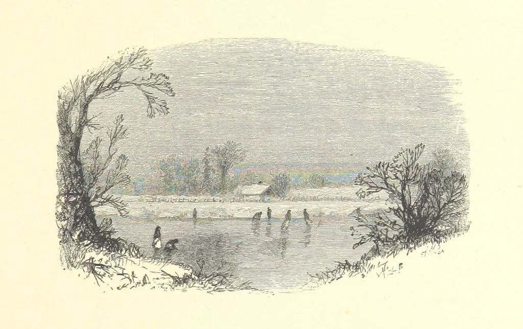 An illustration from Festival of Song: a series of Evenings with the Poets. Prepared by the author of “Salad for the Solitary” ... (F. Saunders). With ... pictures by Members of the National Academy of Design. Engraved by Bobbett and Hooper, 1866, leaf 161