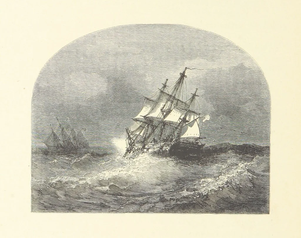 An illustration from Festival of Song: a series of Evenings with the Poets. Prepared by the author of “Salad for the Solitary” ... (F. Saunders). With ... pictures by Members of the National Academy of Design. Engraved by Bobbett and Hooper, 1866, leaf 196