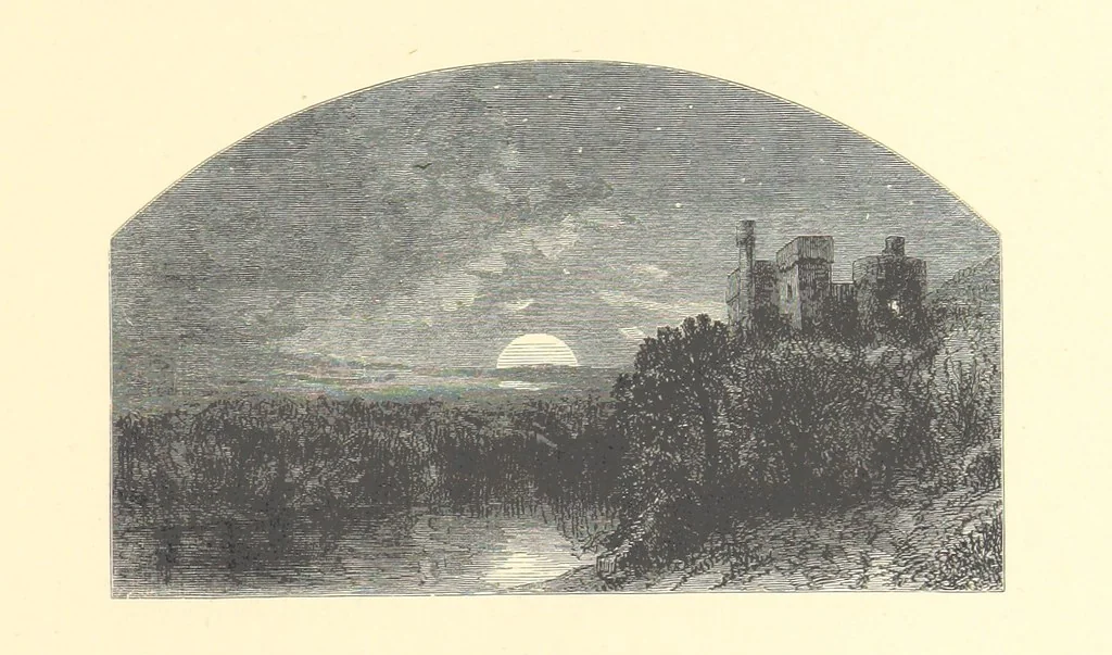 An illustration from Festival of Song: a series of Evenings with the Poets. Prepared by the author of “Salad for the Solitary” ... (F. Saunders). With ... pictures by Members of the National Academy of Design. Engraved by Bobbett and Hooper, 1866, leaf 295