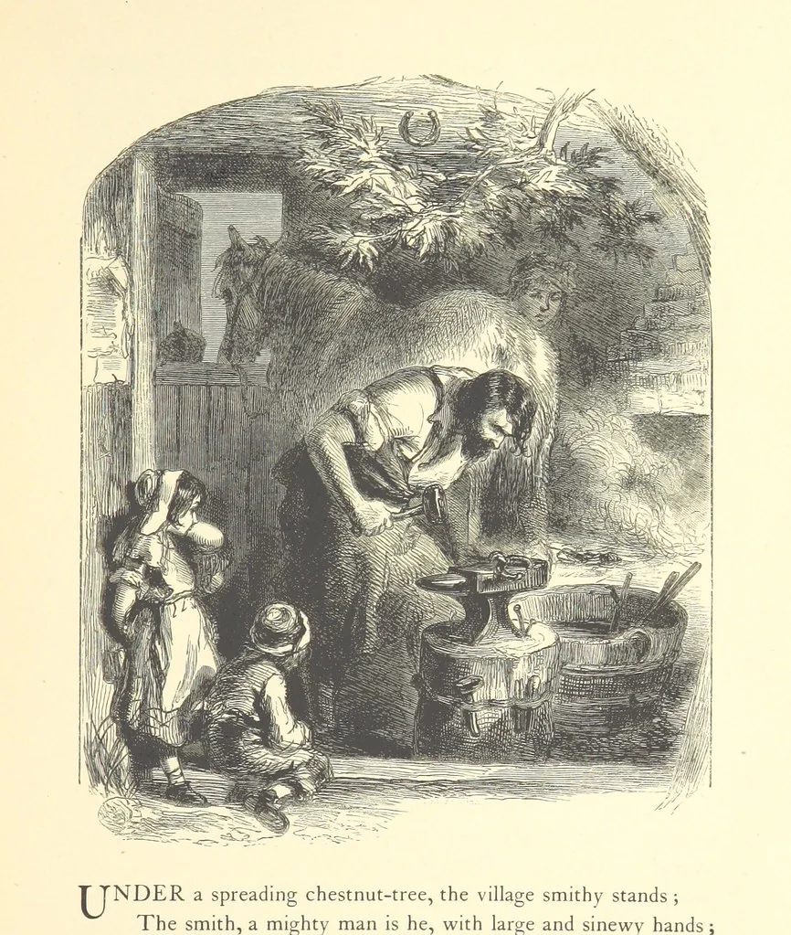 An illustration from Festival of Song: a series of Evenings with the Poets. Prepared by the author of “Salad for the Solitary” ... (F. Saunders). With ... pictures by Members of the National Academy of Design. Engraved by Bobbett and Hooper, 1866, leaf 337