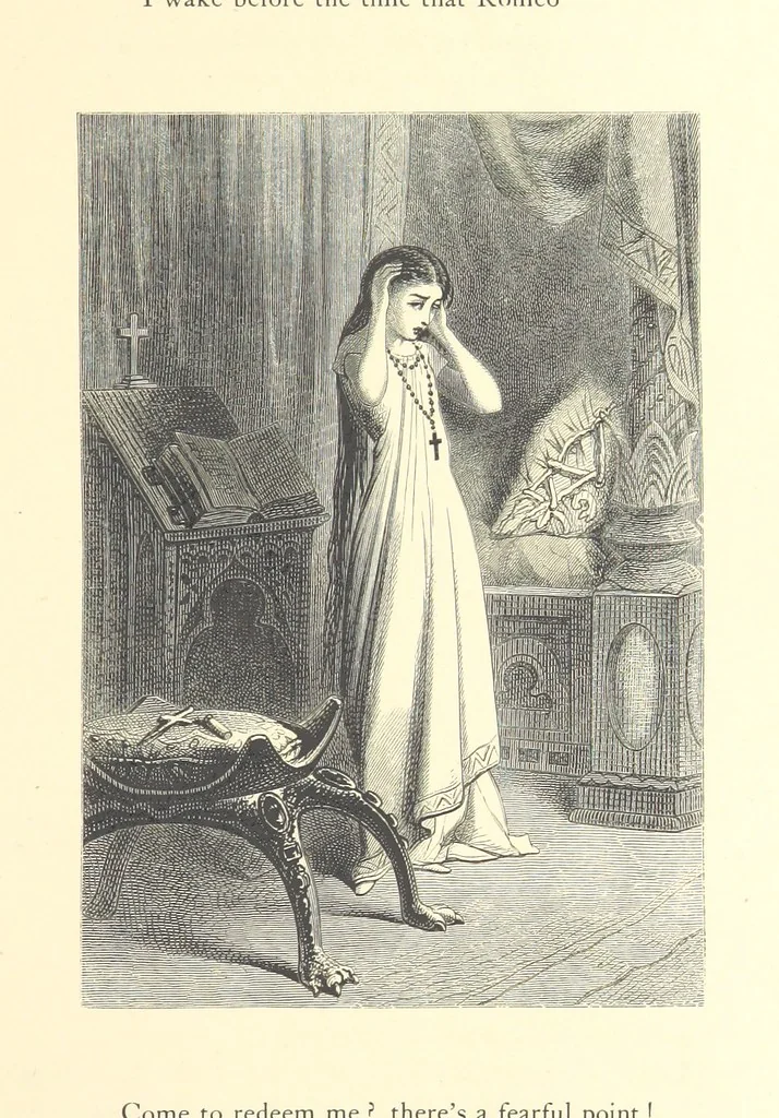 An illustration from Festival of Song: a series of Evenings with the Poets. Prepared by the author of “Salad for the Solitary” ... (F. Saunders). With ... pictures by Members of the National Academy of Design. Engraved by Bobbett and Hooper, 1866, leaf 45